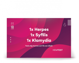 Kombopaket-Klamydia,Herpes, Syfilis test
