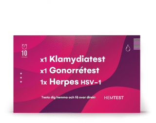 Kombopaket-Klamydia, Gonorré, Herpes HSV-1