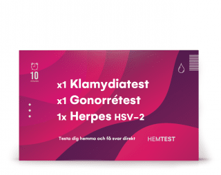 Kombopaket-Klamydia, Gonorré, Herpes HSV-2