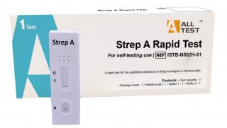 Strep A (Halsfluss) Självtest för Hemmabruk