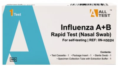 Influensa A+B Självtest för Hemmabruk