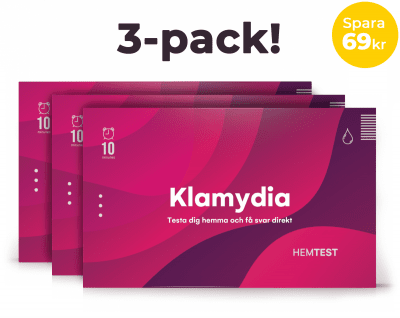 Klamydiatest - 3-Pack