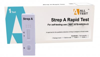 Strep A (Halsfluss) Självtest för Hemmabruk