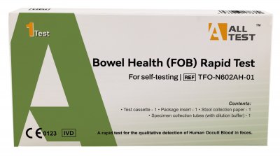 FOB / Tarmhälsa Självtest för Hemmabruk (Blod i avföringen)